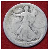 1917 S OBV Walking Liberty Silver Half