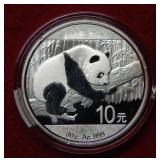 2016 China Silver Panda 30g .999 Bullion