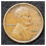 1914 S Lincoln Wheat Cent