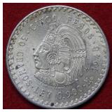 1948 Mexico Silver 5 Peso Coin