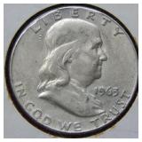 1963 D Franklin Silver Half