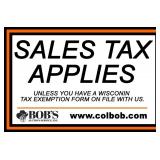 Sales Tax Applies
