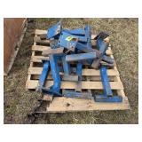 Starter fertilizer brackets