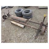 Trailer axles w/wheels & Oxygen tank