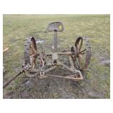 Vintage sickle mower w/steel wheels