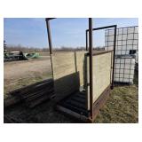 Footbath walkthrough chute