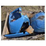 Box of assorted Ford tractor parts