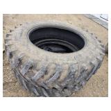 Pair 18.4-42 tires