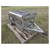 Stainless Steel propane grill trailer