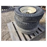 Assorted truck tires