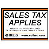 Sales Tax Applies