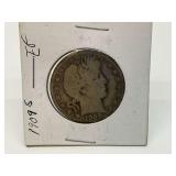 1909-S Barber Half Dollar