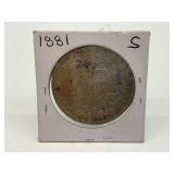 1881-S Morgan Silver Dollar