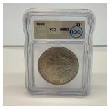 1898 Morgan Silver Dollar ICG-MS63