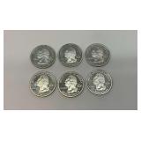 2000-2008 US State Quarter Collection (6 Coins)