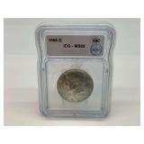 1968-D Kennedy Half Dollar ICG-MS65