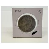 1881-S Morgan Silver Dollar
