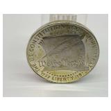1987 U.S. Constitution 200th Anniversary Commemorative Deep Cameo Silver Dollar...