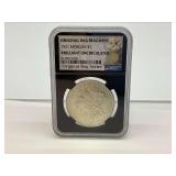 1921 Morgan Silver Dollar Brilliant Uncirculated NGC Original Bag Fragment