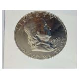1963 Silver Franklin Half Dollar