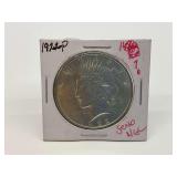 1922 P Peace Dollar