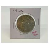 1922 Peace Silver Dollar