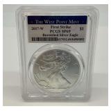 2017-W American Silver Eagle $1 PCGS SP69 First Strike