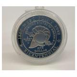 2002 US West Point Bicentennial Silver Dollar Coin