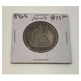 1876-S Seated Liberty Half Dollar