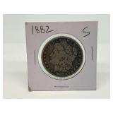 1882-S Morgan Silver Dollar...toned
