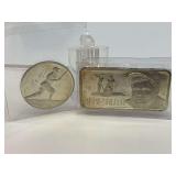Babe Ruth .999 Fine Silver Coin & Bar Collection
