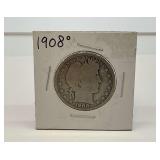 1908 Barber Half Dollar