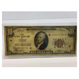 1929 $10 Federal Reserve Bank Note - Chicago, Illinois
