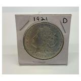 1921-D Morgan Silver Dollar