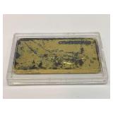 Curiss P-40E Warhawk Ingot - The Hamilton Mint 1oz .999 Silver Plated
