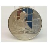 1973 Postmasters of America Commemorative Issue Medal - Red Cloud, Nebraska...1 oz, silver