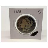 1881-S Morgan Silver Dollar