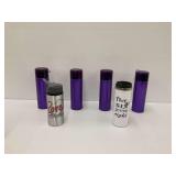 Six Reusable Drink Bottles