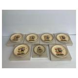 Goebel M.J. Hummel Annual Collector Plates - Lot of 7