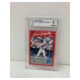 1990 Donruss Juan Gonzalez Rookie Card - Beckett Graded