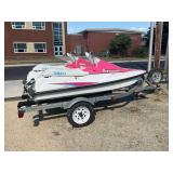 Two Yamaha WaveRunners with Trailer