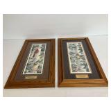 Mark Daehlin "Feathered Friends I & II" Framed Art Prints - Cardinal Theme