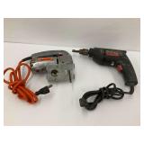 Black & Decker Jigsaw and Drill Combo... work