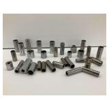 Mixed Socket Set - Assorted Sizes and Brands, Primarily Craftsman