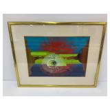 Ben Zvi Abstract Framed Art
