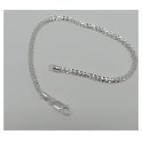 New Sterling Silver Sparkle Bracelet