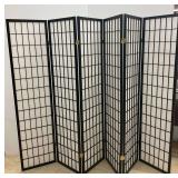 Decorative Wooden Frame Room Divider Screen