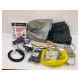 Electrical Wire, Tarp, Cable Ties, and Miscellaneous Supplies