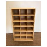 Wooden 18-Slot Cubby Cabinet