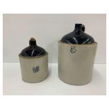 Two Vintage Stoneware Jugs - Western Stoneware and 5-Gallon
